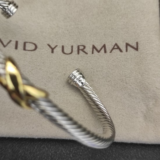 Hl65900David Yurman 4mmX手镯。单X和双X两个款式。建议适合佩戴的手围15-20cm  单X手镯