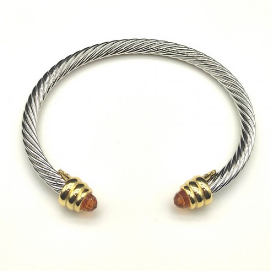 Hl86900David Yurman 5MM金头香槟钻手镯.。建议适合佩戴的手围15-20cm