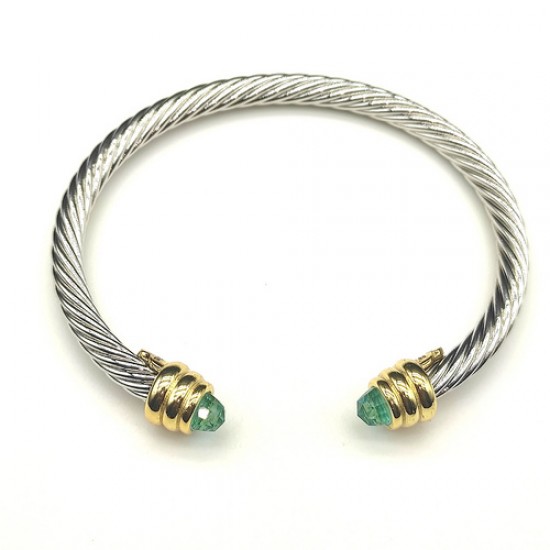 Hl86900David Yurman 5MM金头蓝钻手镯.。建议适合佩戴的手围15-20cm