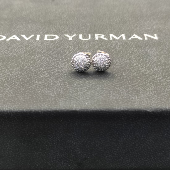 Hl76600David Yurman     8.6mm圆形满钻耳钉