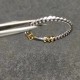 Hl76600David Yurman 金线包边戒指 尺寸：美号，6-7-8-9，四个号