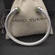 Hl65900David Yurman 5mm镶嵌石浅绿钻头手镯。建议适合佩戴的手围15-20cm