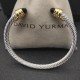 Hl76900David Yurman 5MM金头黑钻手镯.。建议适合佩戴的手围15-20cm