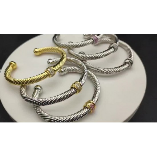 Hl64A20David Yurman 7mm圆珠手镯。建议适合佩戴的手围16-20cm