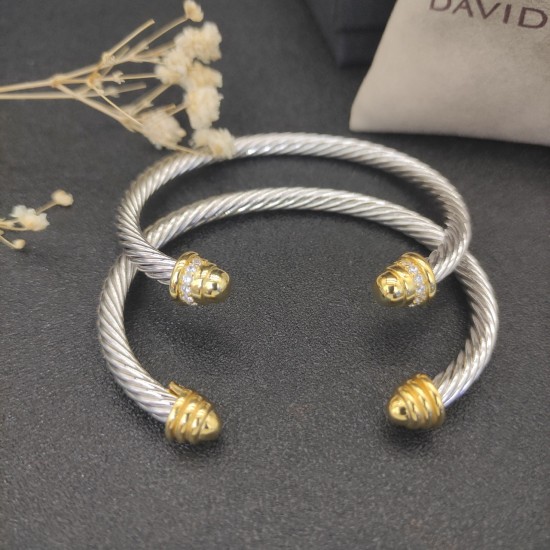 Hl76900David Yurman 5mm金色圆头手镯。建议适合佩戴的手围15-20cm