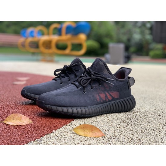 350v2透明黑魂 Adidas Originsls Yeezy 350 V2 休闲运动跑步鞋 GX3791