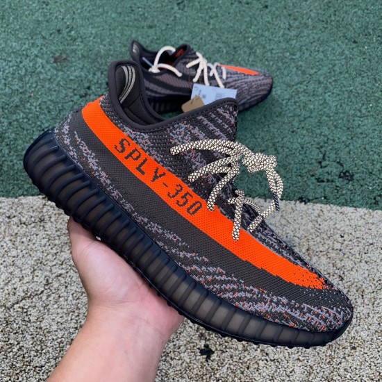 椰子350v2灰橙3.0 s2纯原版 Adidas Yeezy Boost 350 V2 灰橙3.0 跑步鞋 HQ7045