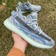 椰子350v2水洗蓝 真爆米花 adidas originals Yeezy boost 350 V2 &quot;MX Blue&quot; 低帮 蓝色 GW3375