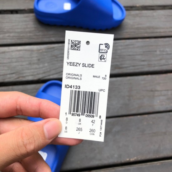 椰子拖鞋天空蓝 纯原版adidas Yeezy Slide “Azure” GAP蓝 ID413