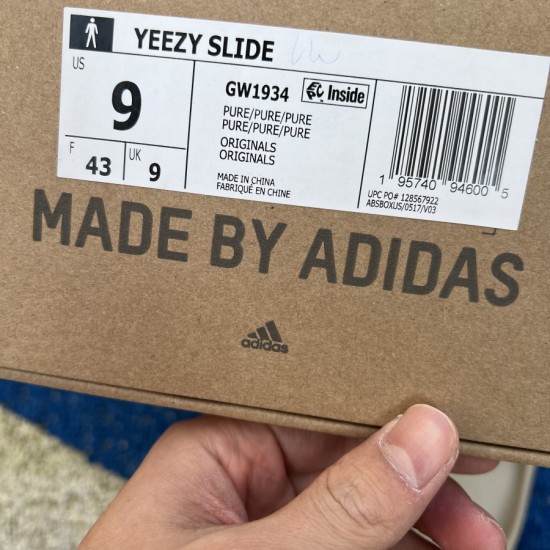 椰子拖鞋暖沙黄 Adidas Yeezy slide 暖沙黄 椰子运动休闲拖鞋男女GW1934