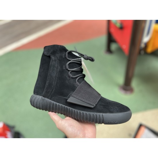 椰子750黑色 全新版本⚡️Adidas Yeezy Boost 750 black 侃爷 黑椰子全黑 BB1839