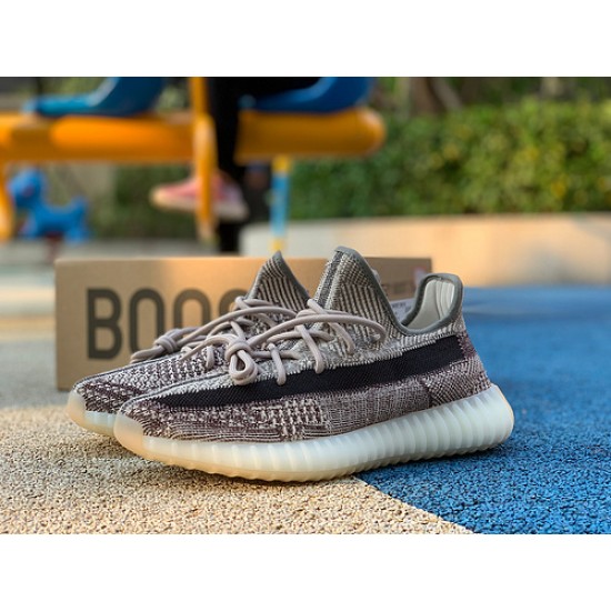 350v2麻灰 性价比版本 Adidas Yeezy 350 V2 卡其灰 麻灰椰子情侣休闲鞋 FZ126 尺码：36-48