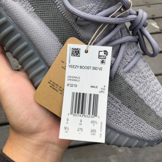 350v2灰色  Adidas Yeezy 350 V2太空灰 IF3219