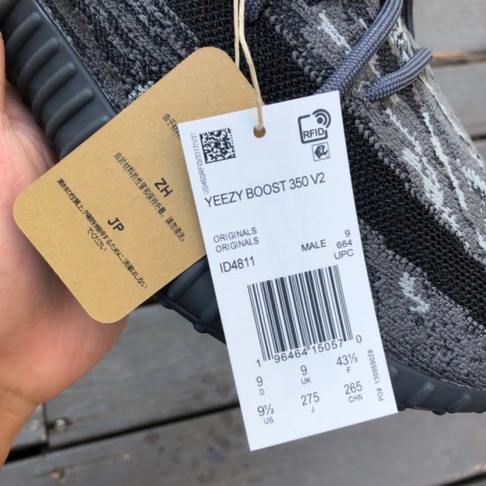 350v2黑灰 性价比版 Adidas Yeezy 350 V2黑灰橙 椰子ID4811