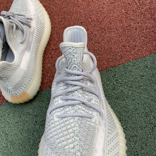 350v2灰满天星 性价比版 Adidas Yeezy350 V2 Yeshaya RF 生胶白灰天使满天星 FX4349  尺码：36-48