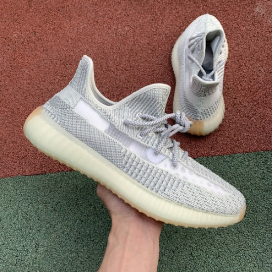 350v2灰满天星 性价比版 Adidas Yeezy350 V2 Yeshaya RF 生胶白灰天使满天星 FX4349  尺码：36-48