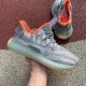 350v3灰橘水滴  Yeezy 350 V3 Runner 粉水滴鞋面夜光半透明橡胶覆盖，类似于水滴的流体轮廓，非常独特 依然Boost加持 FC9215