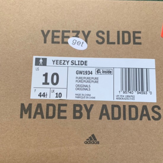 椰子拖鞋暖沙黄 Adidas Yeezy slide 暖沙黄 椰子运动休闲拖鞋男女GW1934