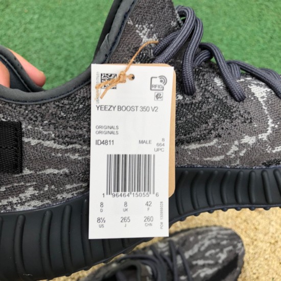 350v2黑灰 纯原版  Adidas Yeezy 350 V2黑灰橙 椰子ID4811