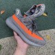 350v2灰橘满天星 特供版LJR出品偏小0.5-1码 Adidas Yeezy 350 V2 灰橘满天星 GW1229