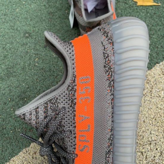 350v2灰橘满天星 特供版LJR出品偏小0.5-1码 Adidas Yeezy 350 V2 灰橘满天星 GW1229