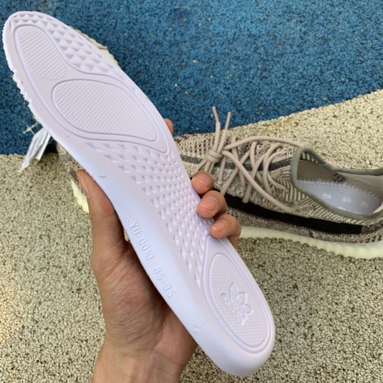 350v2麻灰 性价比版本 Adidas Yeezy 350 V2 卡其灰 麻灰椰子情侣休闲鞋 FZ126 尺码：36-48