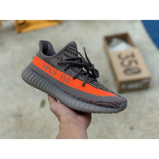 350v2灰橘满天星 纯原版 Adidas Yeezy 350 V2 灰橘满天星 GW1229