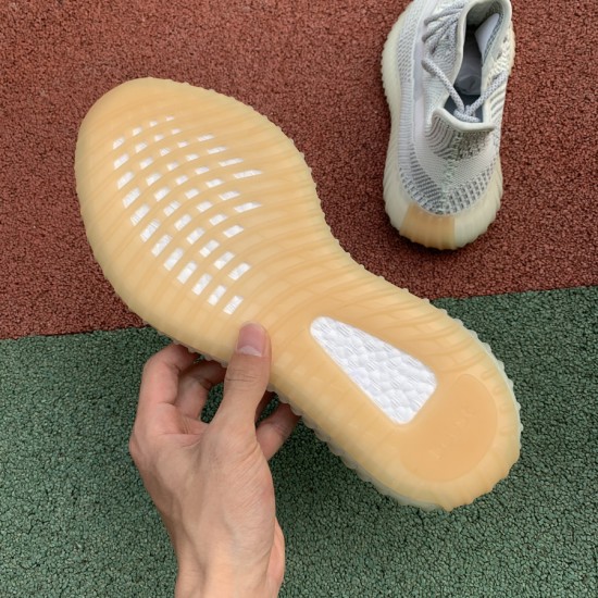 350v2灰满天星 性价比版 Adidas Yeezy350 V2 Yeshaya RF 生胶白灰天使满天星 FX4349  尺码：36-48