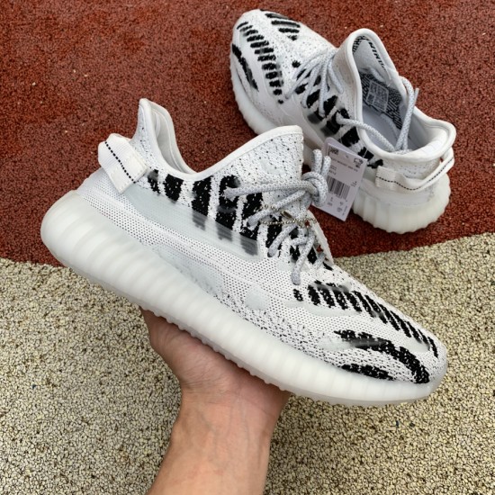 350v2白水滴Yeezy 350 V3 Runner 鞋面夜光半透明橡胶覆盖，类似于水滴的流体轮廓 白水滴 FC9212