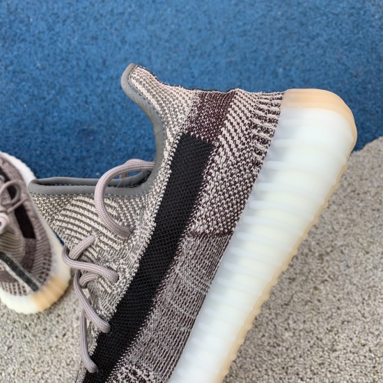 350v2麻灰 性价比版本 Adidas Yeezy 350 V2 卡其灰 麻灰椰子情侣休闲鞋 FZ126 尺码：36-48