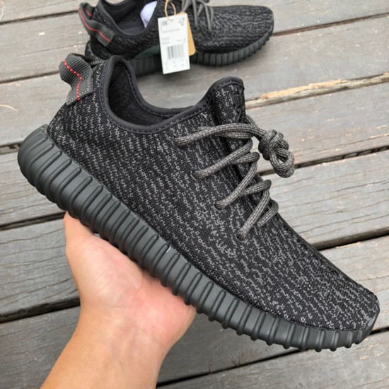 椰子350初代黑色 纯原版Adidas Yeezy 350 Boost Black 黑椰子350 侃爷 BB5350