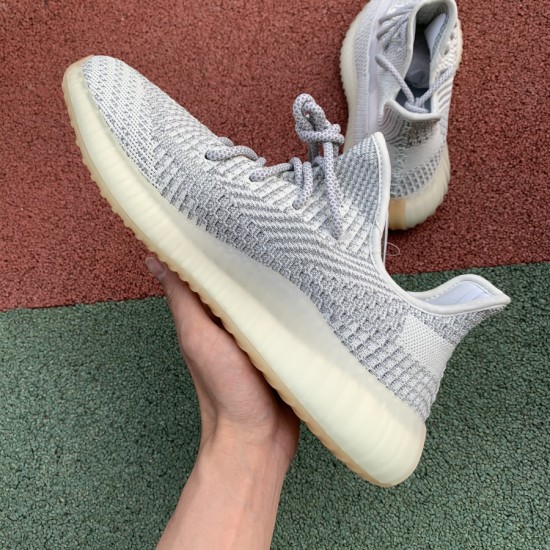 350v2灰满天星 性价比版 Adidas Yeezy350 V2 Yeshaya RF 生胶白灰天使满天星 FX4349  尺码：36-48