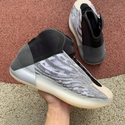 椰子篮球鞋 纯原版 Adidas Yeezy Basketball QNTM 黑灰拼接休闲版椰子篮球鞋 Q46473 尺码：40-46.5