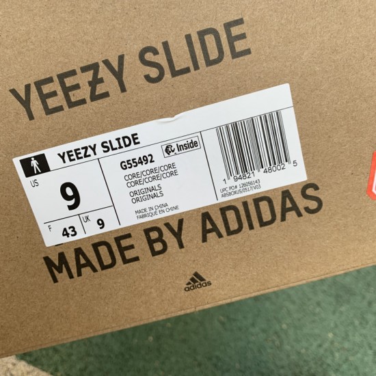 椰子拖鞋 浅棕色偏小1码adidas YEEZY SLIDE极简风拖鞋