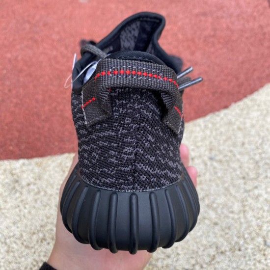 初代350椰子黑色 真爆米花Adidas Yeezy 阿迪纯黑椰子350初代 侃爷 AQ2659