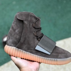 椰子750巧克力 全新补货到巴斯夫爆米花Adidas Yeezy 750 Boost Glow Dark 侃爷巧克力BY2456