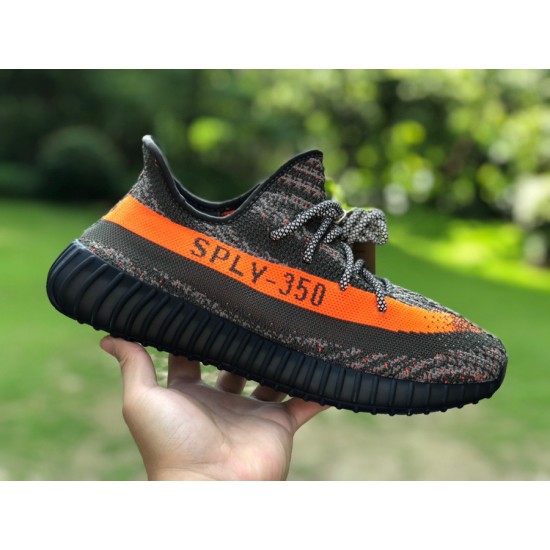 350v2黑灰橙 Adidas Yeezy 350 V2黑灰橙 椰子HQ7045