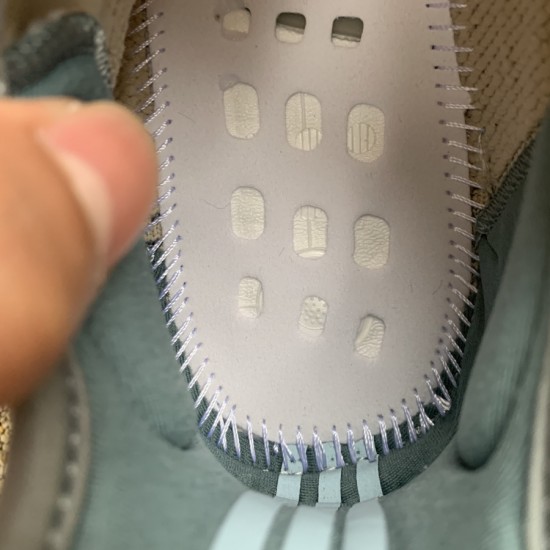 350v2灰蓝橙 性价比版真爆米花 Adidas Yeezy 350 V2 灰蓝橙 椰子灰天使侧透情侣 FZ5421 尺码：36-48