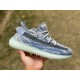 椰子350v2水洗蓝 真爆米花 adidas originals Yeezy boost 350 V2 &quot;MX Blue&quot; 低帮 蓝色 GW3375