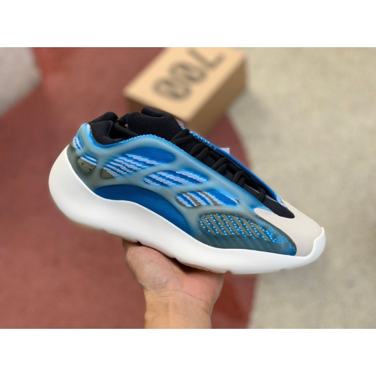 椰子700v3蓝灰 adidas Yeezy 700 V3 “Azareth” 极光G54850