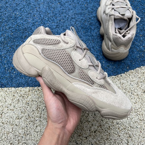 椰子500灰褐色 Adidas Yeezy 500 椰子 灰褐色 侃爷复古老爹鞋 GX3605