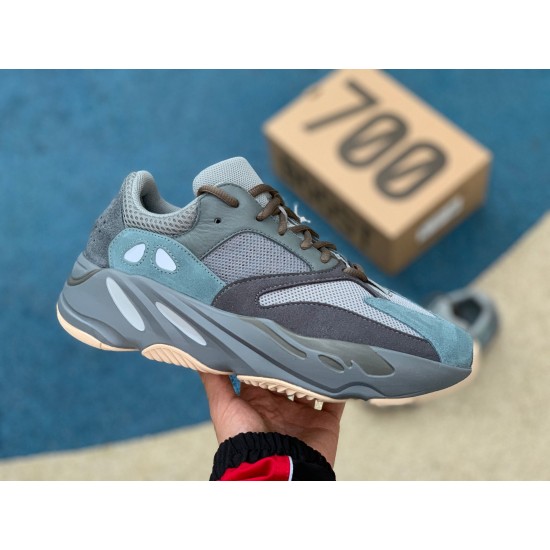 椰子700水鸭蓝 BC版本出货Adidas Originals Yeezy Boost 700 Teal Blue 水鸭蓝 FW2499 尺码：36-48