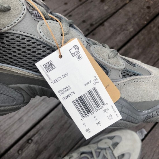 椰子500大地灰 Adidas Yeezy 500 大地灰 灰色 椰子 复古老爹鞋 GW6373