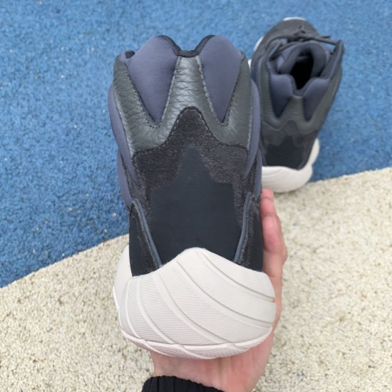 椰子500黑曜石高帮 特供版LJR出品 Adidas YEEZY 500 High 椰子500 黑曜石高帮秋冬 FW4968 尺码：36-46.5