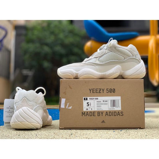 椰子500骨头白 性价比版本 Yeezy 500 椰子 Bone White 骨白 侃爷老爹鞋 FV3573 尺码：36-46 偏小0.5-1码