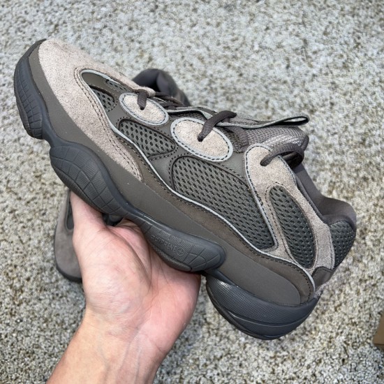 椰子500深棕色 Adidas Yeezy 500 椰子500深棕 碳黑休闲老爹鞋 GX3606