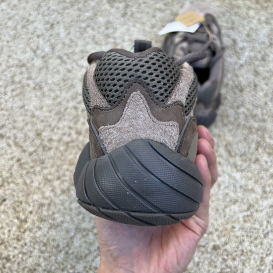 椰子500深棕色 Adidas Yeezy 500 椰子500深棕 碳黑休闲老爹鞋 GX3606