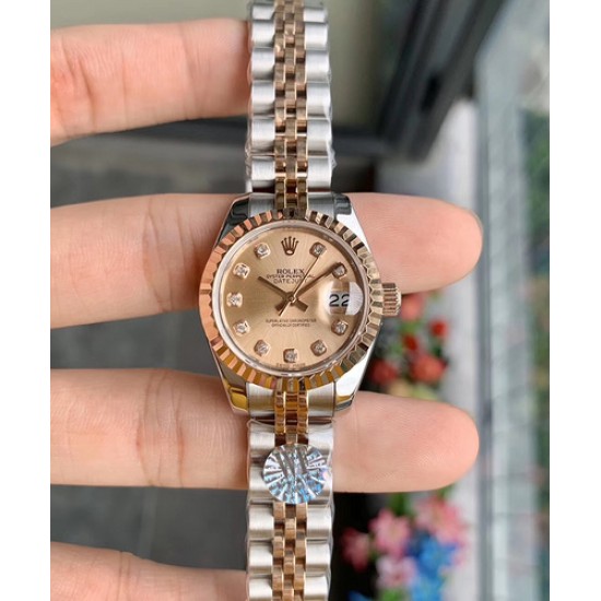 R1101108  Yupoo R-O-L-e-x super clone  top version women watch size 28mm(6E56)