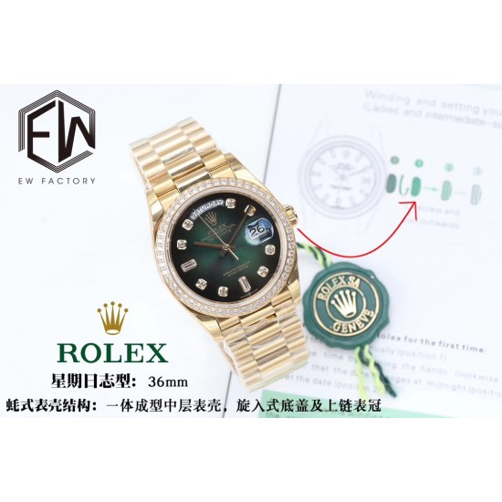 R110114  Yupoo R-O-L-e-x super clone  top version women watch size 36mm(3623)