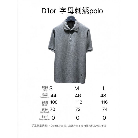 DOCH 2023ss D*or Polo Shirt Top Version